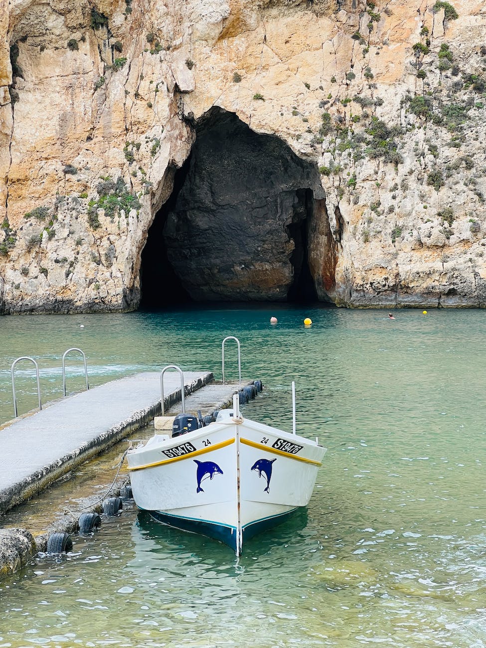 inland sea a lagoon of seawater on the island of gozo malta